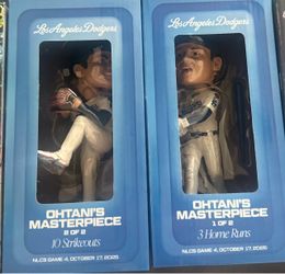 Shohei Ohtani Dodgers "Ohtani's Masterpiece" Greatest Game Set 1 and 2 Bobblehead