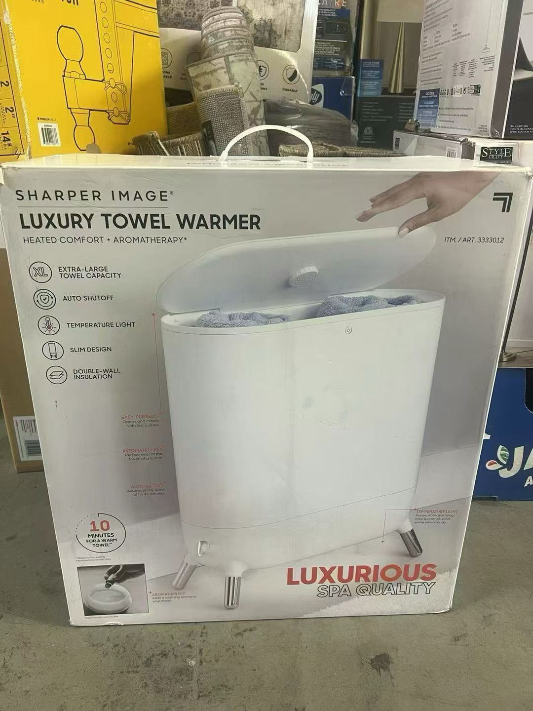 Sharper Image SpaStudio Towel Warmer