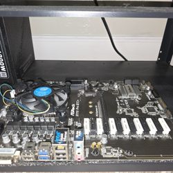 ASRock H110 Pro BTC+ 13GPU Mining Motherboard + CPU Intel i5 