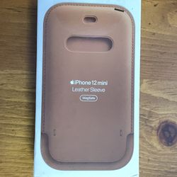iPhone 12 Mini Leather Sleeve