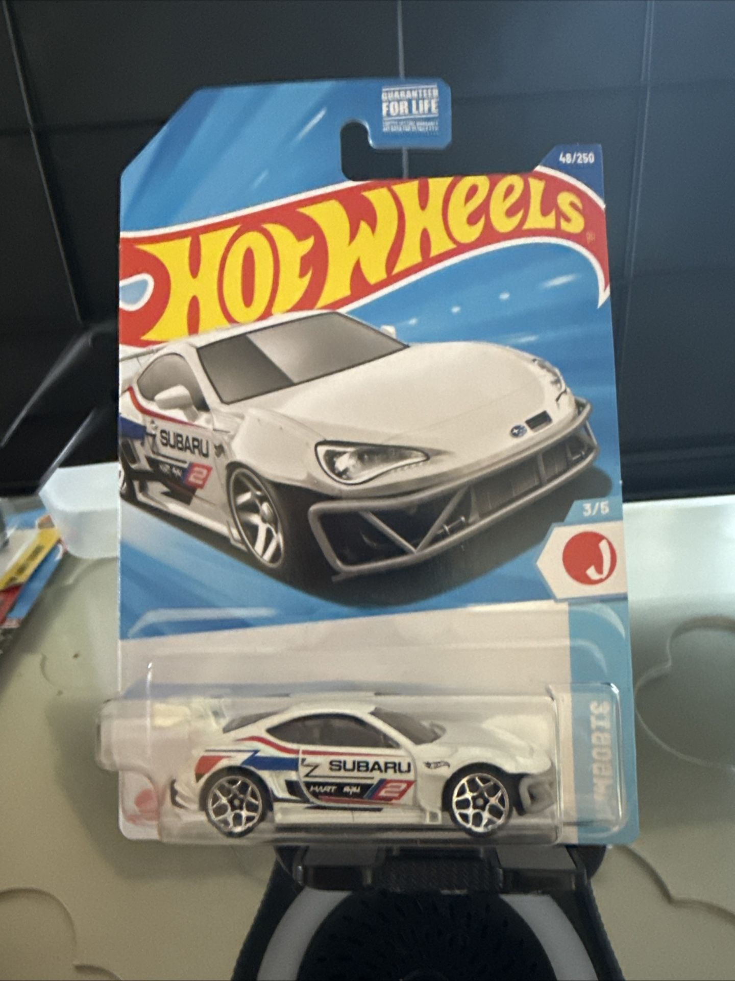 Hot Wheels 2025 Case L Subaru BRZ White J-Import - International Card #48