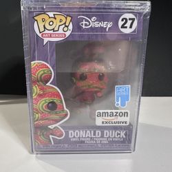 Funko Pop Art Series Donald Duck #27 W/ Hardcase Sealed
