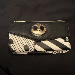 Wallet, Disney’s TNBC Jack Skellington With Patchwork Print