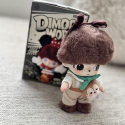 BRAND NEW - Pop Mart DIMOO World x Disney Series Chip and Dale Vinyl Plush Keychain