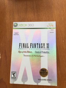 XBOX 360 XBOX LIVE FINAL FANTASY XI