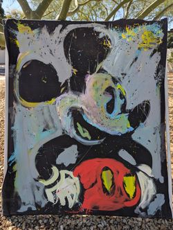 Mickey Mouse Garibaldi Painting