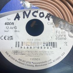 Ancor Wire 400’ Tan 12 AWG