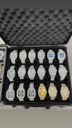 Lot of 15 Iced Out Fashion Watches