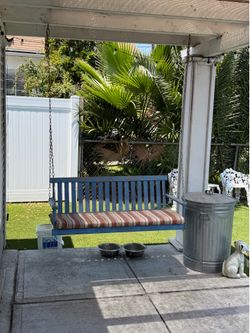 Wooden swing