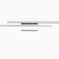 Presde 32in Modern LED Bathroom Light 3-color Temps And Dimmable Brushed Nickel New