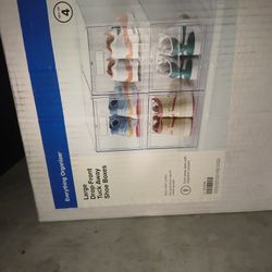 Shoe Organizer Clear Container. (Brand New FromContainer Store)