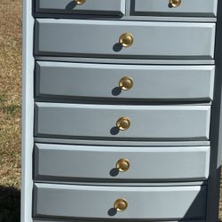 Modern Bedroom Dresser Set (2) Nightstands 