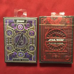 Star Wars & Avengers Playing Cards 