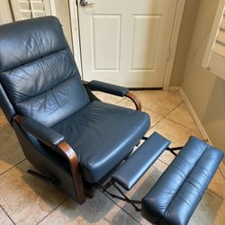 Small Leather Recliner 