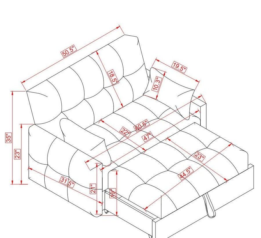Sameday Delivery, Financing Available, Beige Sleeper Sofa, New