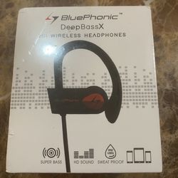 New/Sealed DeepBass Wireless, Bluetooth Headphones 
