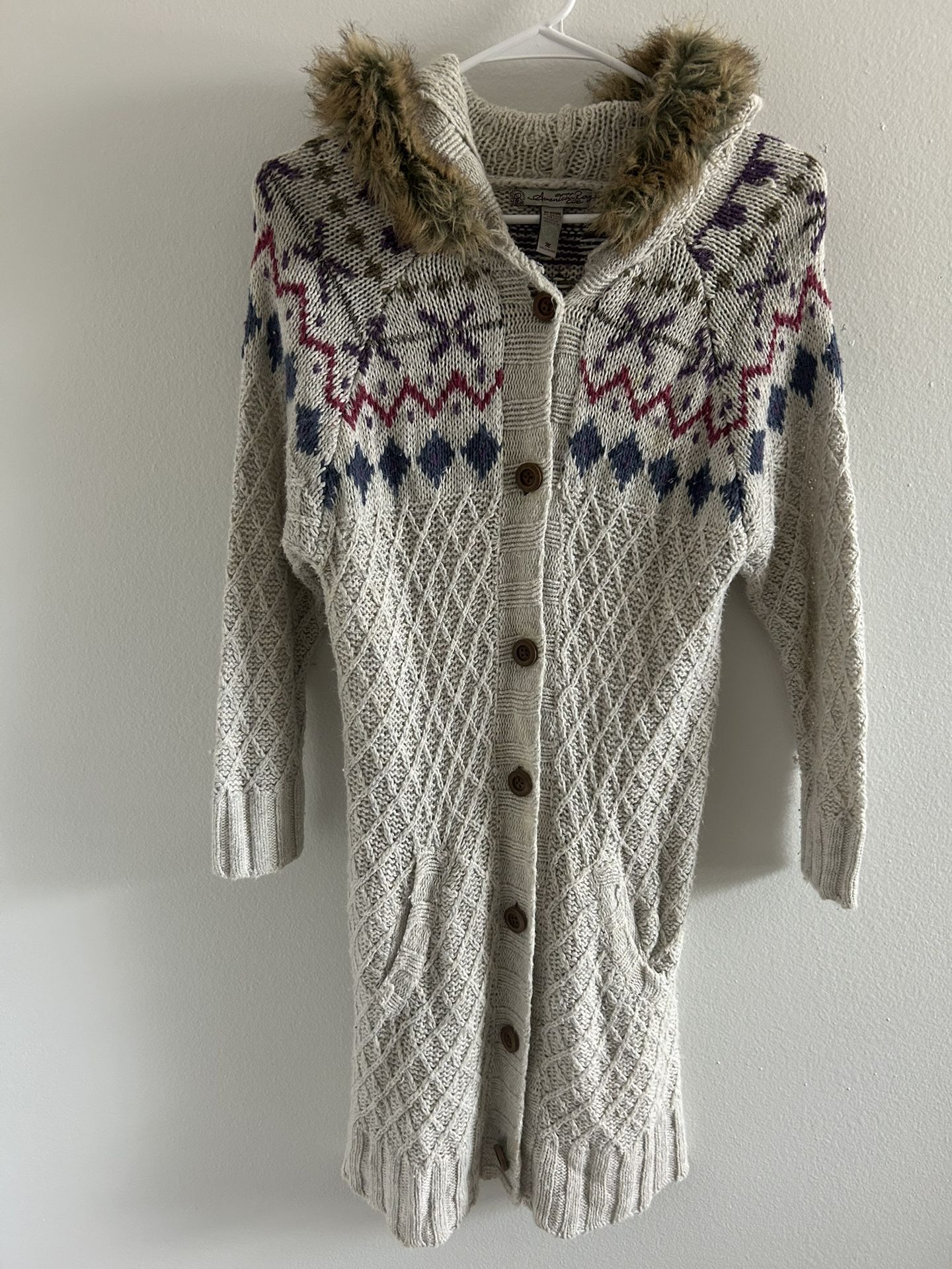 Knitted Button Down Cardigan