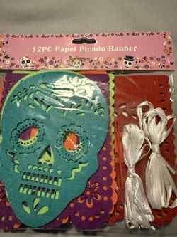 Papel Picado de Día De Los Muertos