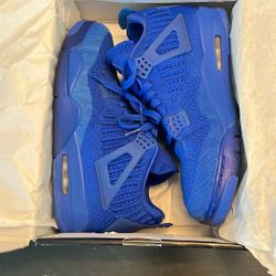 Jordan 4 Retro Flyknit Royal, 10.5 Worn Once 