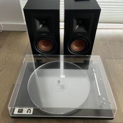 U-Turn Audio Turntable and Klipsch Speakers For Sale