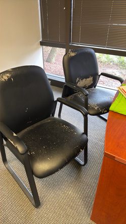 Black Office  Chairs Set of 4