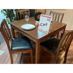 Dining Table Set With 4 Chairs // Limited Time Offer 