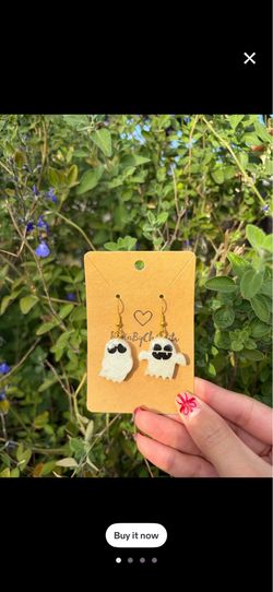 Ghost earrings
