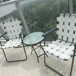 3 Piece Porch Chairs With Table