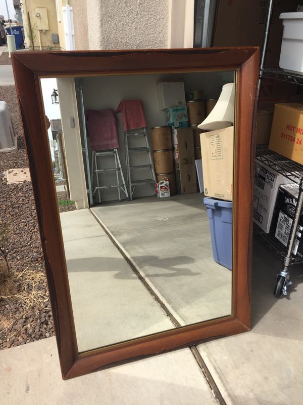 40 X 29 Wooden Wall Mirror For In Gilbert Az Offerup
