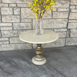 Antique Marble Side Table
