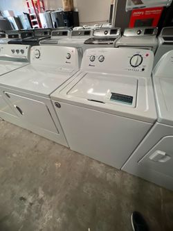 Very nice amana washer and dryer set✅ Delivery and installation available✅ Warranty included ✅