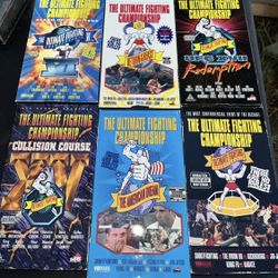 UFC Ultimate Fighting Championship VHS Action Pack Vidmark Trimark 1990s $80 OBO For All