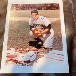 Yogi bear autographed photo