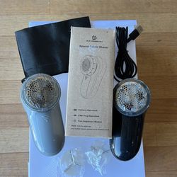 Fabric Shaver Battery Operated Usb Plug Operated To Replace Blades $5 Each