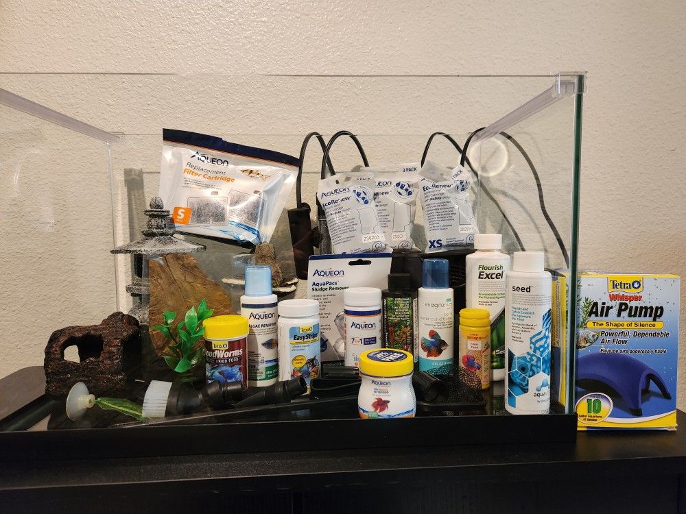 Fish Tank And Accessories