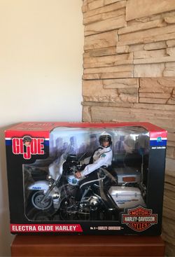 GI JOE HARLEY DAVIDSON ELECTRA GLIDE HARLEY METROPOLITAN POLICE NO. 3 IN SERIES HASBRO NEW