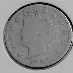 1889 Liberty Head "V" Nickel