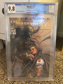 CGC 9.8 Aphrodite IX #0. Dynamic Forces Gold Foil Edition David Finch Art