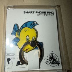 NEW Disney Store JAPAN Little Mermaid FLOUNDER Smart Phone Ring RARE