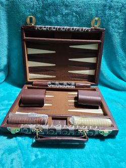 Backgammon Set in Carrying Case