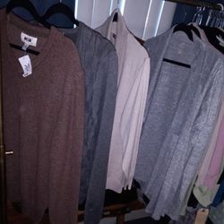 Sweaters (Thin). #1-large. #2- Xl.  #3Xl.  #4 -Xl.