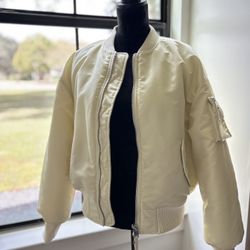 Iconic Oversized Bomber Jacket-Sz: S-77469