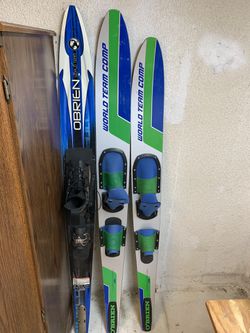 Skis and wake board - make me a reasonable offer