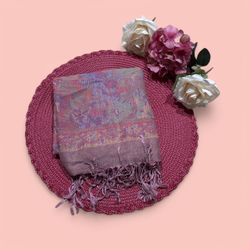 New | Pastel Pink Pashmina Shawl