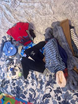 Huge 46-Piece Baby Boy Fall/Winter Wardrobe Bundle – Size 6-9 Months
