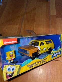 Jada toys SpongeBob SquarePants & 1980 Chevy k5 blazer 1/32