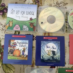 13 Kids Audiobook CDs Scholastic & More