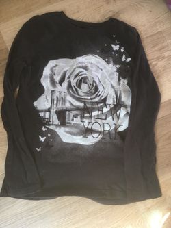 Little Girls Long Sleeve Shirt Size 7-8