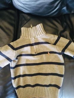 4t & 3t Ralph Lauren zip up casual sweater