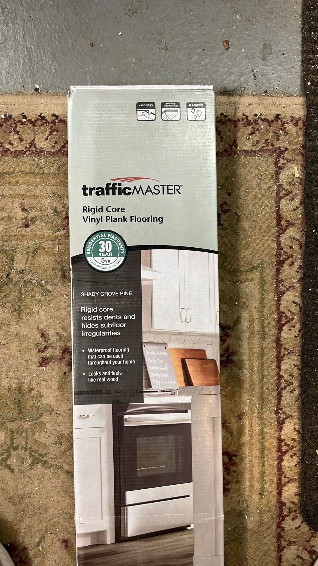 Traffic Master click in place vinyl flooring